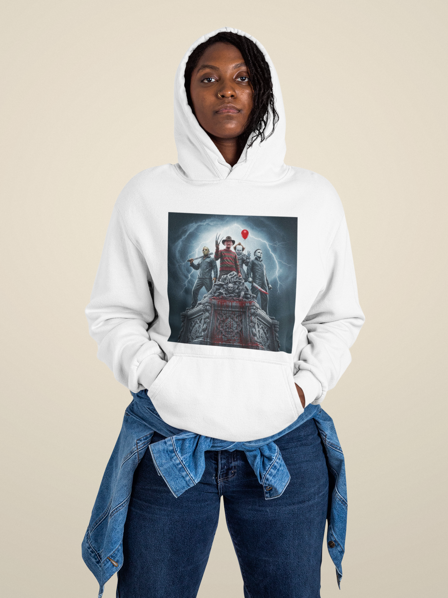 Horror Legends Hoodie – Stormy Throne Design