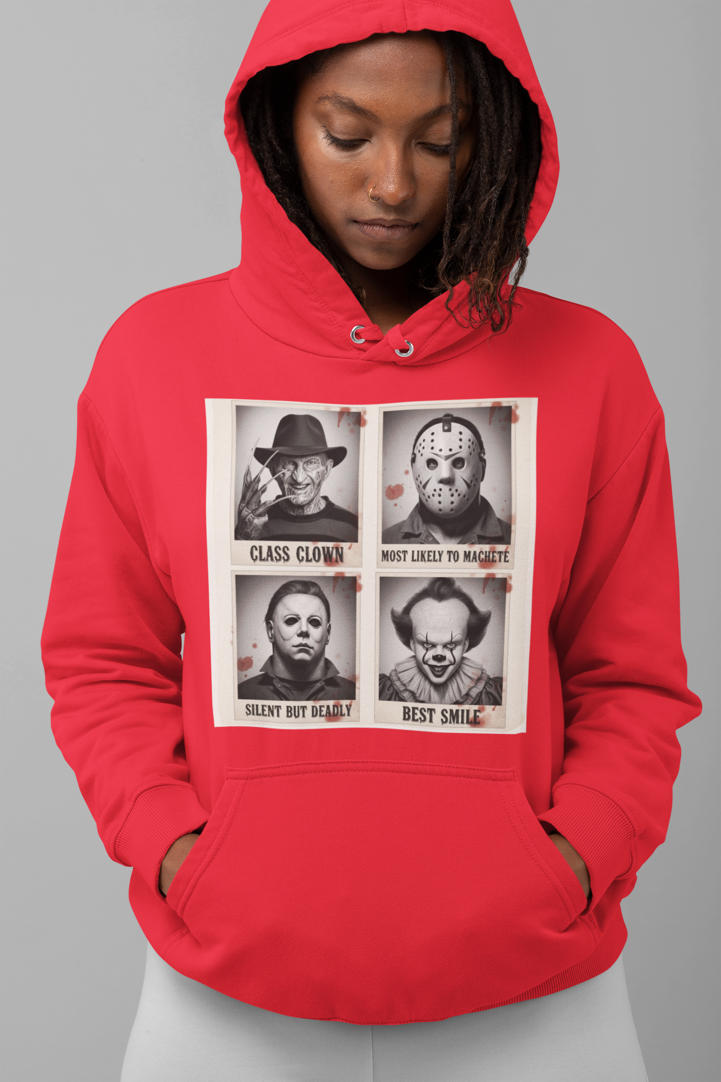Horror Yearbook Hoodie – Funny Killer Awards