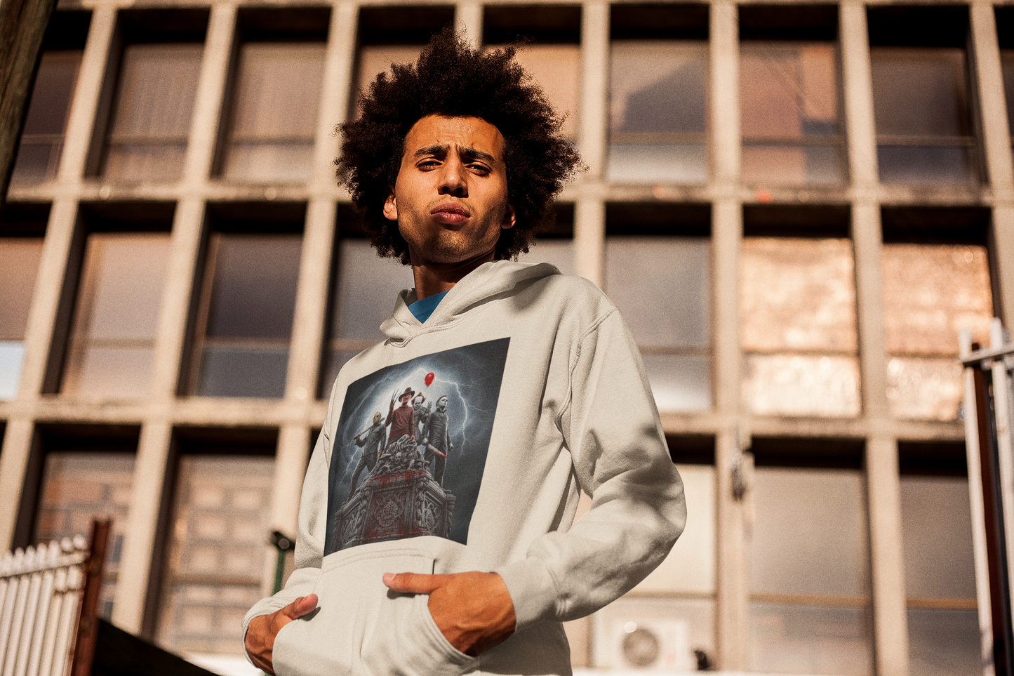 Horror Legends Hoodie – Stormy Throne Design