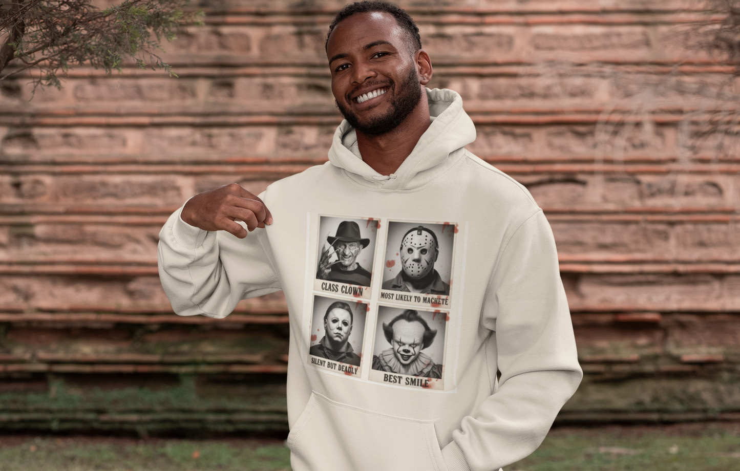 Horror Yearbook Hoodie – Funny Killer Awards