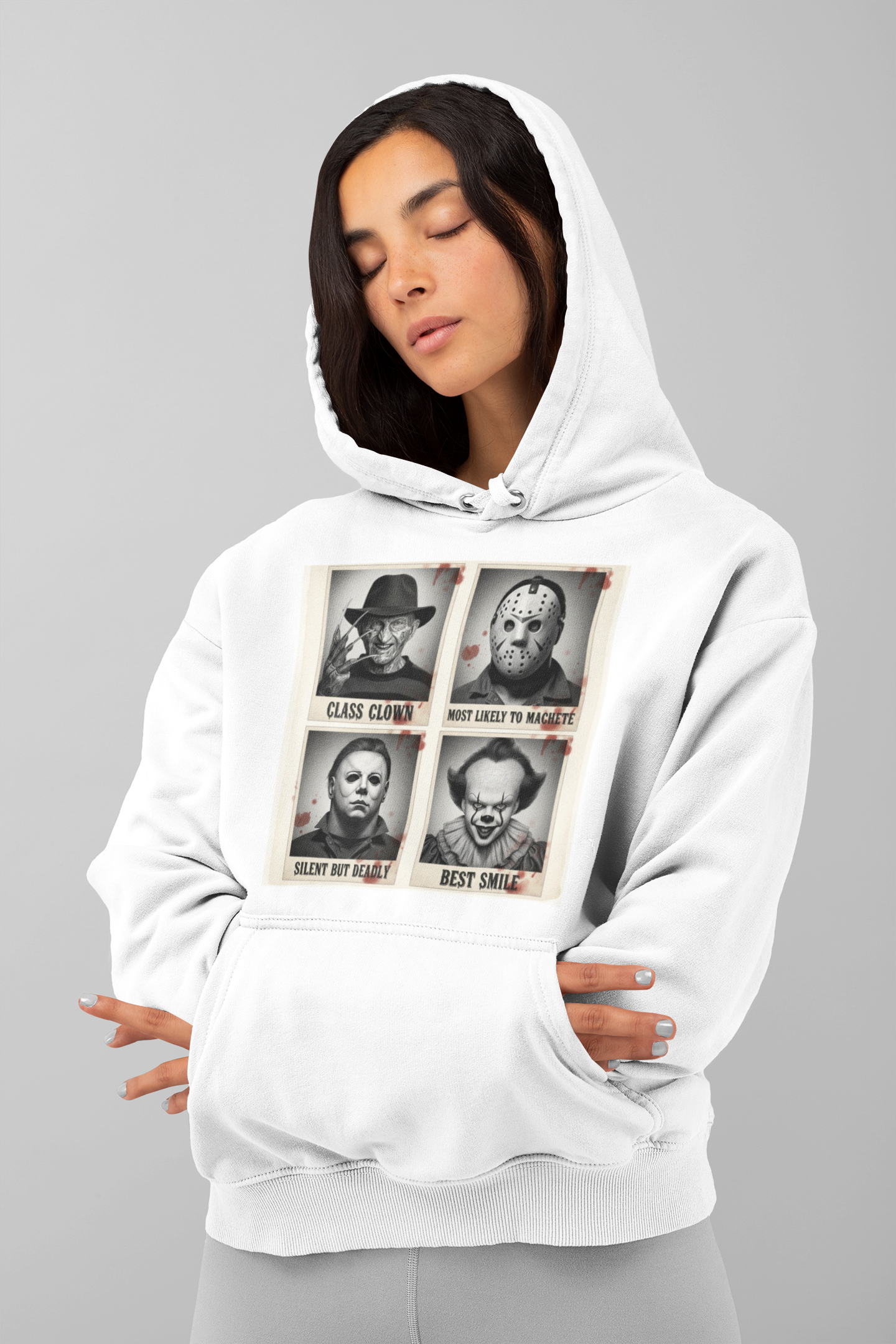 Horror Yearbook Hoodie – Funny Killer Awards