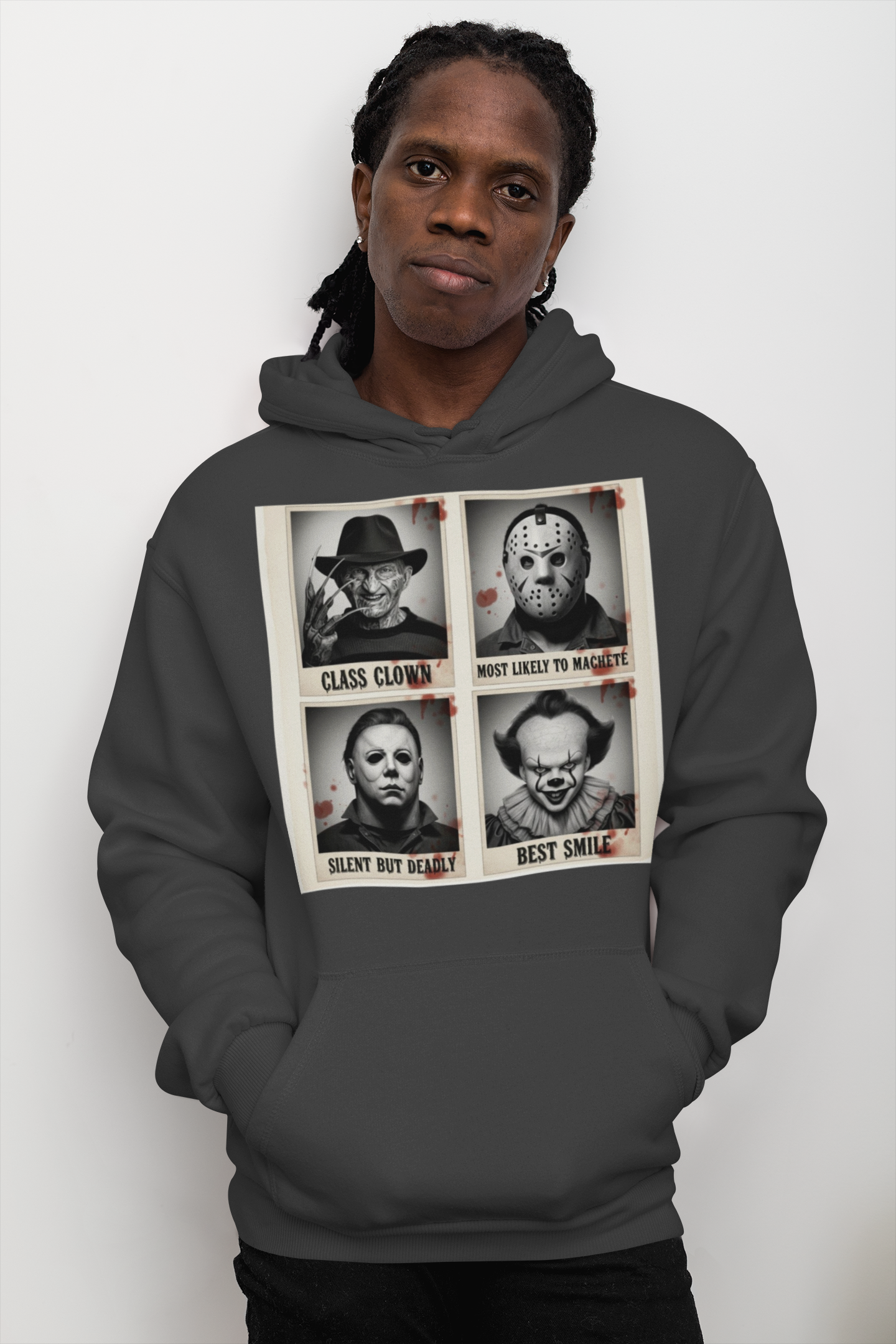 Horror Yearbook Hoodie – Funny Killer Awards