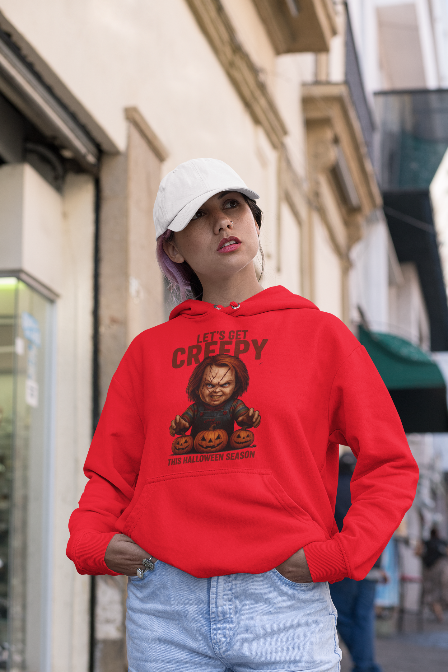 Chucky Let’s Get Creepy Halloween Hoodie