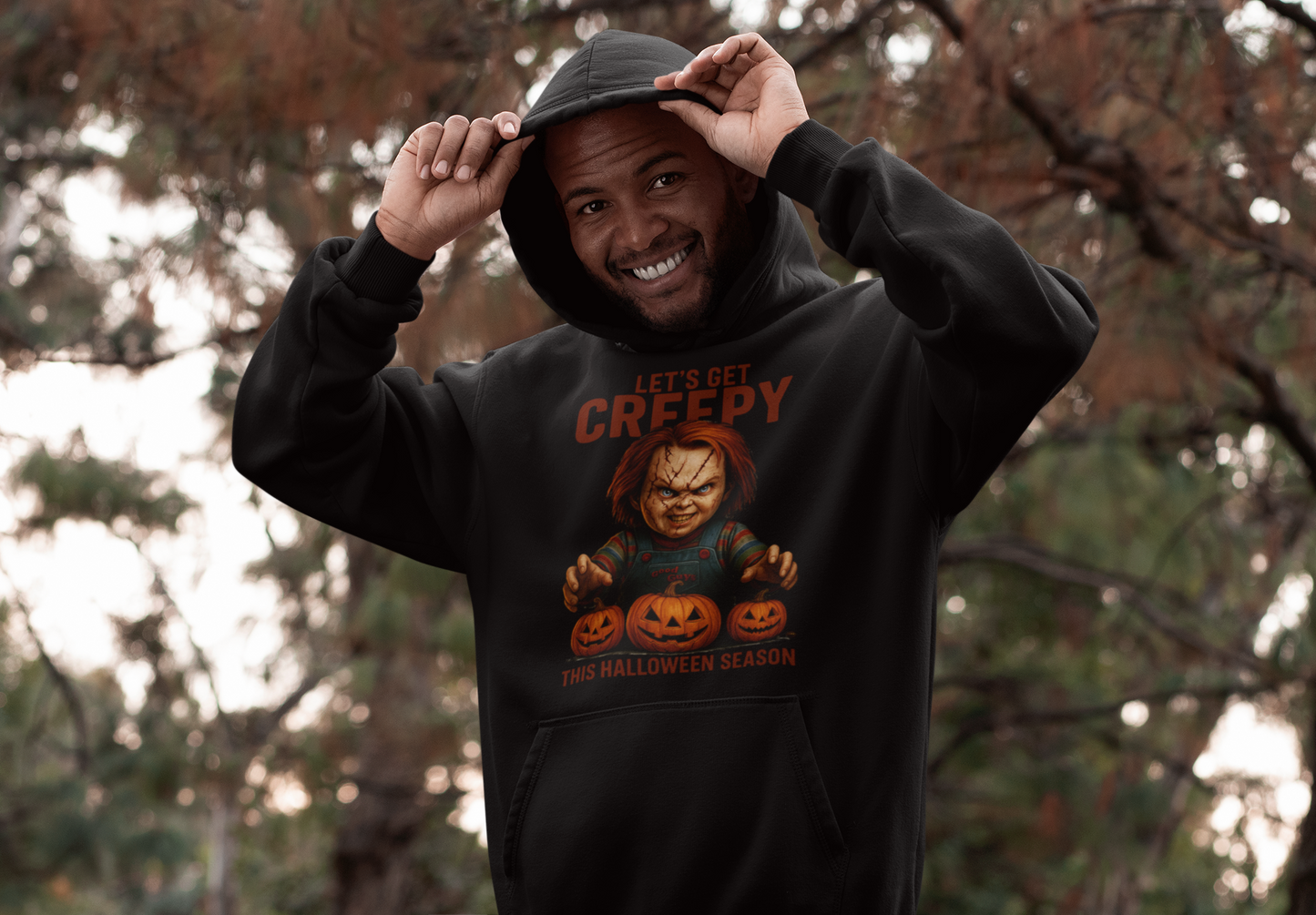 Chucky Let’s Get Creepy Halloween Hoodie