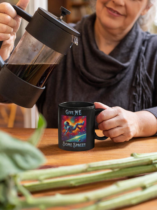 Give Me Some Space Mug | Quirky Cartoon Space Coffee Cup