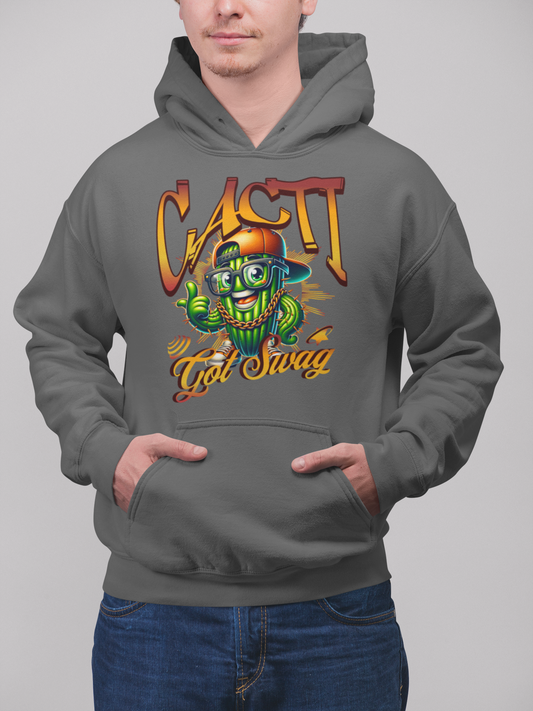 Hip-Hop Cactus Hoodie – Stylish Urban Streetwear Pullover